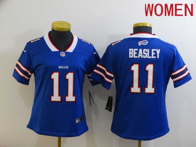 Women Buffalo Bills 11 Beasley Blue Nike Limited Vapor Untouchable NFL Jerseys